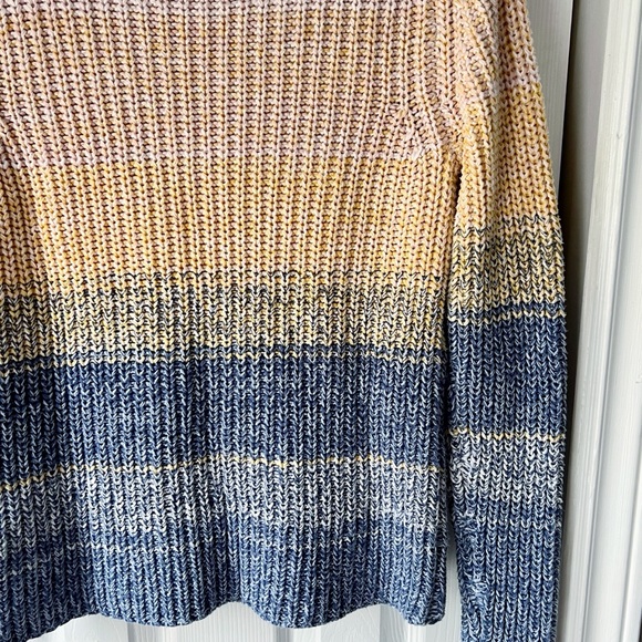 Tribal Chunky Knit Crew Neck Multicolour Sweater Size Small - Picture 7 of 9